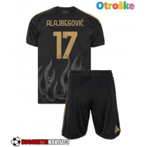 Otroške Nogometnih dresov Juventus Kerim Alajbegovic #17 Tretji 2026-27 Kratki rokavi (+ hlače)